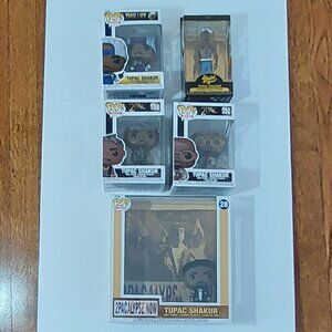 Funko Pop Tupac Shakur Bundle of 5
